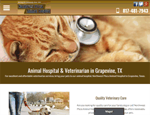 Tablet Screenshot of northwestplazaanimalhospital.net